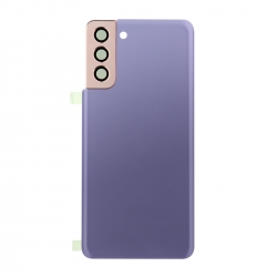 Vitre arrière compatible pour Samsung Galaxy S21+ Violet photo1