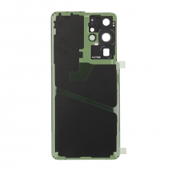 Vitre arrière compatible pour Samsung Galaxy S21 Ultra Gris photo 2
