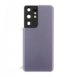 Vitre arrière compatible pour Samsung Galaxy S21 Ultra Violet photo 1