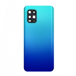 Vitre arrière compatible pour Xiaomi Mi 10 lite 5G Bleu photo 1