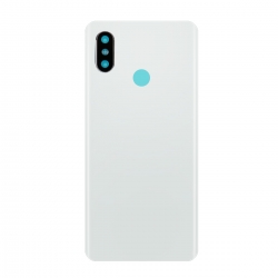 Vitre Arrière Compatible pour Xiaomi Mi 8 Blanc photo 1