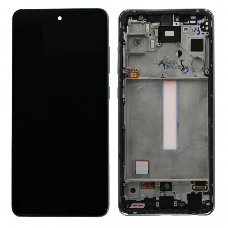 Bloc écran Super AMOLED pré-monté sur châssis pour Samsung Galaxy A52s Blanc_photo1b