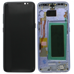 Bloc Écran Amoled et vitre prémontés sur châssis pour Samsung Galaxy S8 Orchidée - Reconditionné_photo1