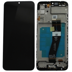 Bloc écran LCD pré-monté sur châssis pour Samsung Galaxy A03s Noir_photo