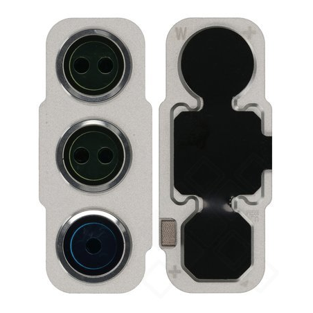 Châssis de la lentille de protection des caméras arrière pour Samsung Galaxy S21 FE Blanc