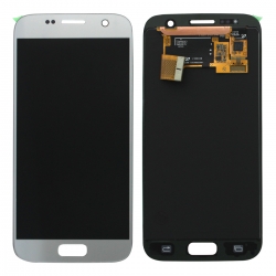 Ecran d'origine reconditionné pour Samsung Galaxy S7 argent_photo1
