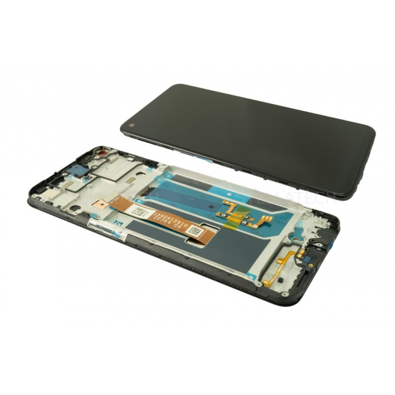 Bloc écran vitre + IPS LCD pré-monté sur châssis pour OnePlus Nord N10 Bleu