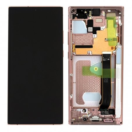 Bloc écran Dynamic AMOLED 2X pré-monté sur châssis pour Samsung Galaxy Note 20 Ultra Bronze_photo2