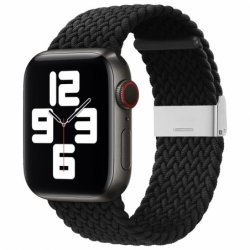 Bracelet Noir pour Apple Watch de 42 à 45mm photo 0