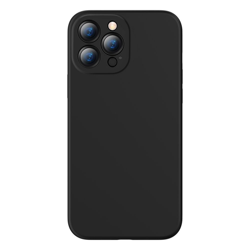 Coque Baseus en gel noire pour iPhone 13 Pro photo 0