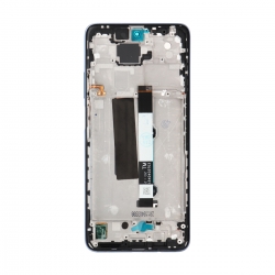 Bloc écran LCD compatible pré-monté sur châssis pour Xiaomi Mi 10T Lite Bleu photo 02