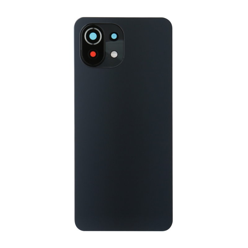 Vitre arrière compatible pour Xiaomi Mi 11 Lite 5G NE Noir photo 01
