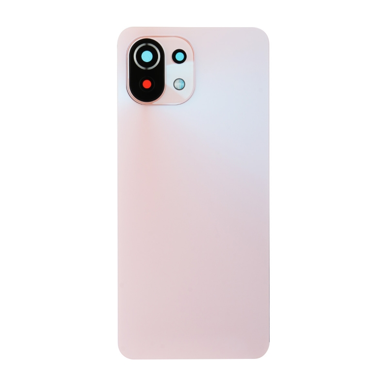 Vitre arrière compatible pour Xiaomi Mi 11 Lite 5G NE Rose photo 01
