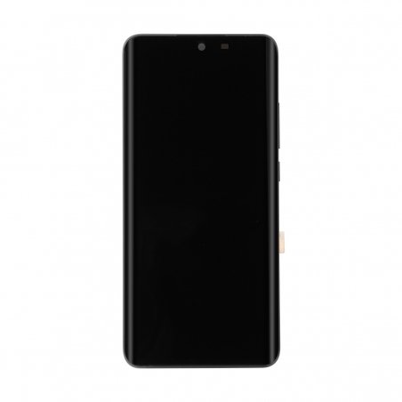 Bloc écran Amoled compatible pré-monté sur châssis pour Xiaomi Mi Note 10 Lite Noir photo 01b