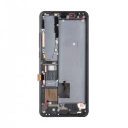 Bloc écran Amoled compatible pré-monté sur châssis pour Xiaomi Mi Note 10 Lite Noir photo 02