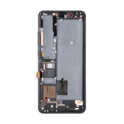 Bloc écran Amoled compatible pré-monté sur châssis pour Xiaomi Mi Note 10 Lite Noir photo 02