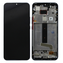 Bloc écran Amoled et vitre pré-montés sur châssis pour Xiaomi Mi 10 Lite 5G Gris - Reconditionné_photo1