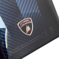 Vitre arrière noire Lamborghini pour Oppo Find X2 Pro photo3