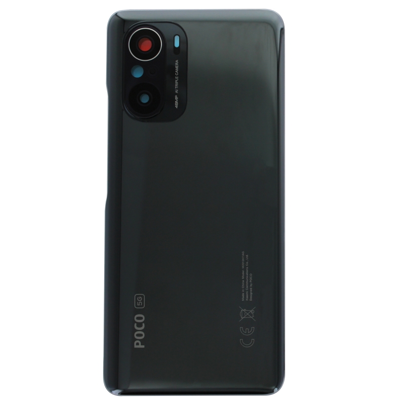 Vitre arrière pour Xiaomi Poco F3 Noir_photo1