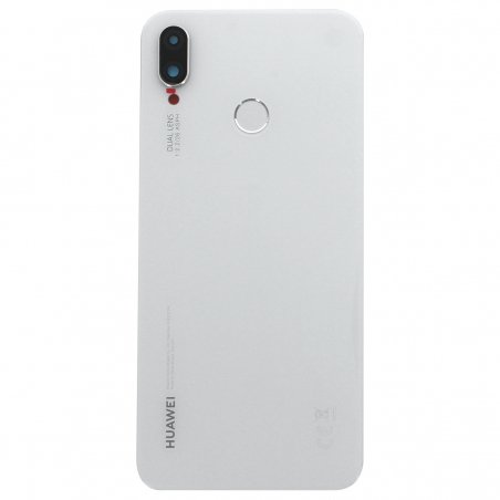 Vitre arrière Blanche et lecteur d'empreintes pour P Smart+_photo1