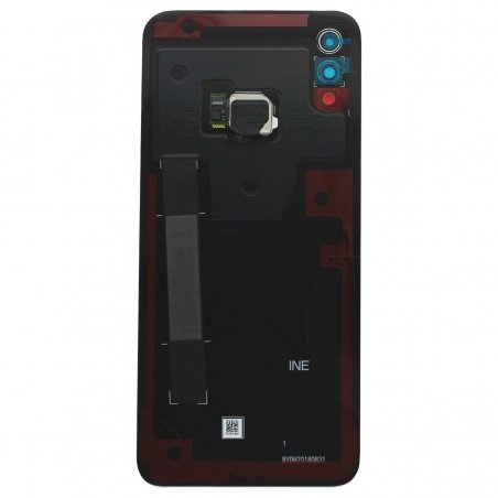 Vitre arrière Blanche et lecteur d'empreintes pour P Smart+_photo2