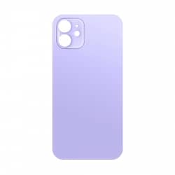 Vitre arrière pour iPhone 12 Violet - Version BIG HOLE_photo1