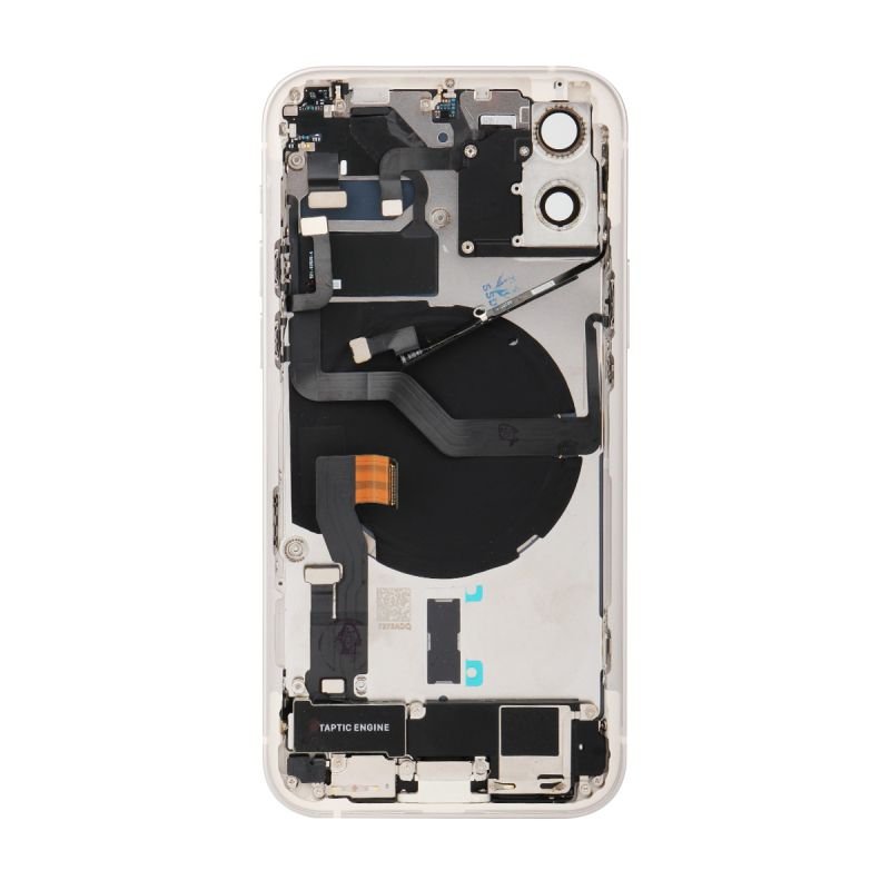 Châssis Arrière Blanc Pour IPhone 12 – Remplacement De Coque – Compatible Apple – Fabriqué En France