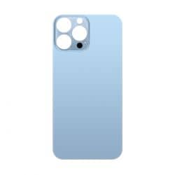 Vitre arrière pour iPhone 13 Pro Max Bleu Alpin - Version BIG HOLE photo 1