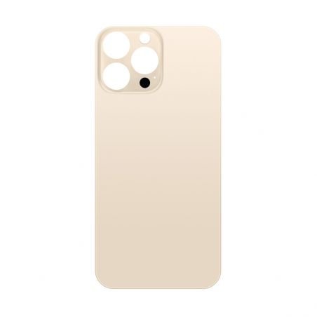 Vitre arrière pour iPhone 13 Pro Max Or - Version BIG HOLE photo 1
