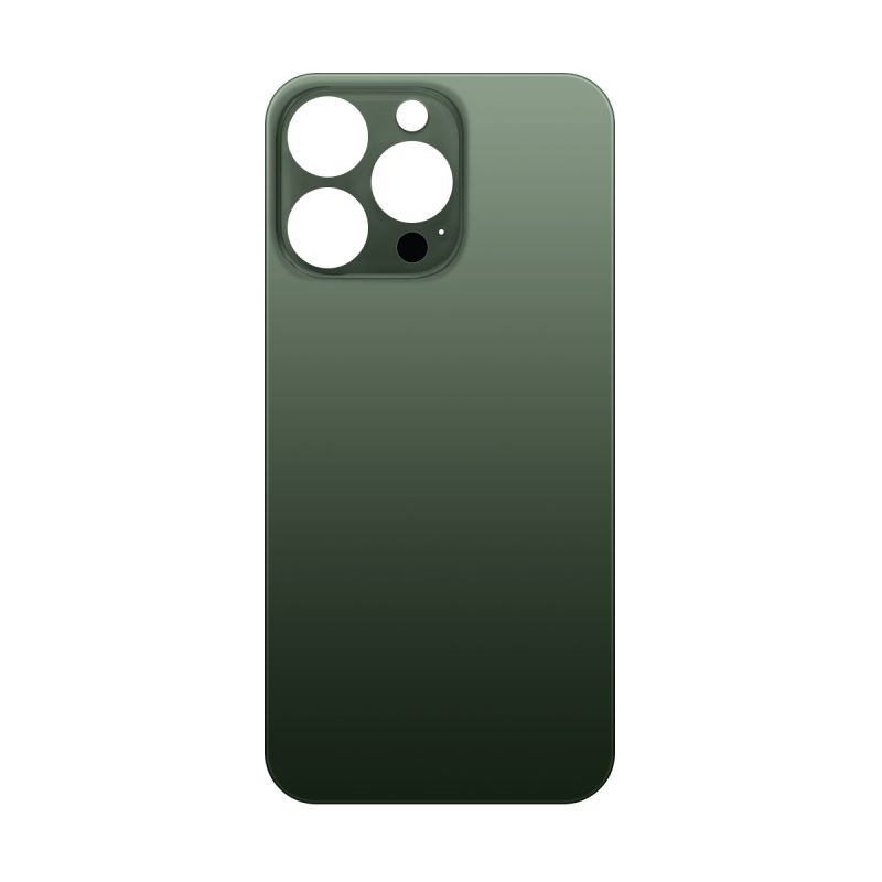 Vitre arrière pour iPhone 13 Pro Vert Alpin - Version BIG HOLE photo 1