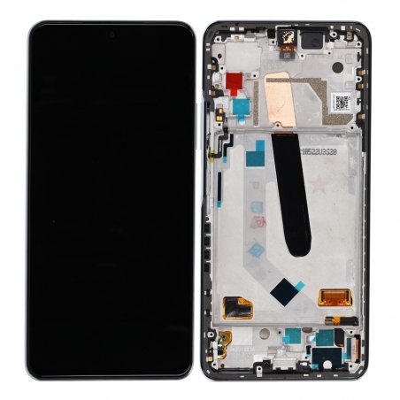 Bloc écran Amoled et vitre pré-montés sur châssis pour Xiaomi Poco F3 Blanc_photo2