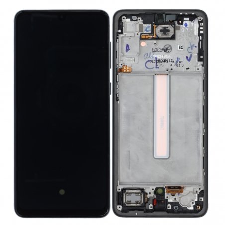 Bloc écran Super AMOLED pré-monté sur châssis pour Samsung Galaxy A33 (5G) Noir_photo1b