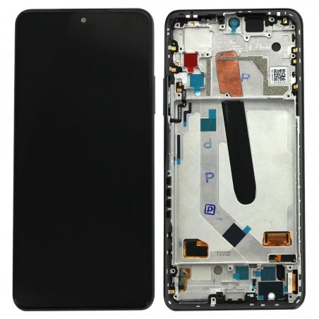 Bloc écran Amoled et vitre pré-montés sur châssis pour Xiaomi Poco F3 Noir_photo2