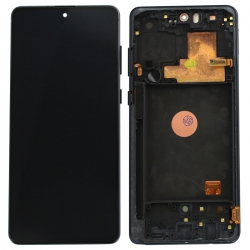 Bloc écran Super AMOLED Plus pré-monté sur châssis pour Samsung Galaxy Note 10 Lite Noir - Reconditionné_photo1