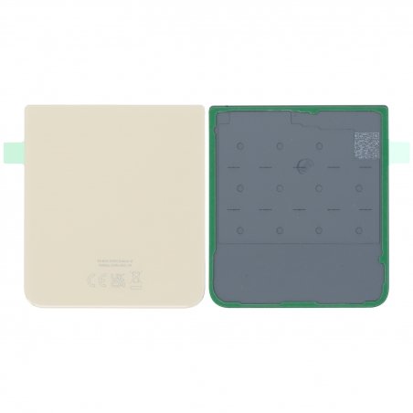 Vitre arrière inférieure pour Samsung Galaxy Z Flip3 crème_photo1