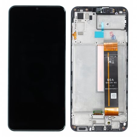 Bloc écran LCD pré-monté sur châssis pour Samsung Galaxy M33 noir_photo1b