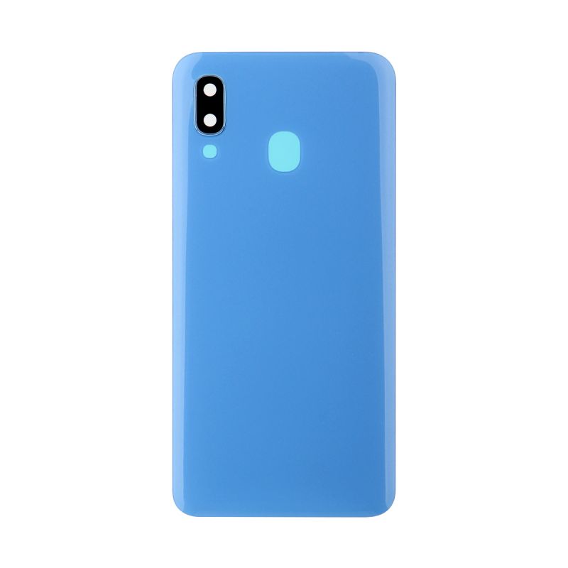 Vitre arrière Bleue compatible pour Samsung Galaxy A40 photo1