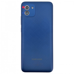 Coque arrière pour Samsung Galaxy A03 bleu_photo1