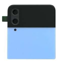 Vitre arrière supérieure pour Samsung Galaxy Z Flip4 bleu_photo1