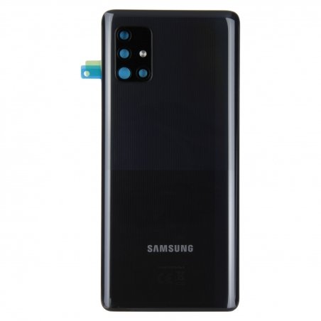 Vitre arrière pour Samsung Galaxy A51 (5G) Noir photo2