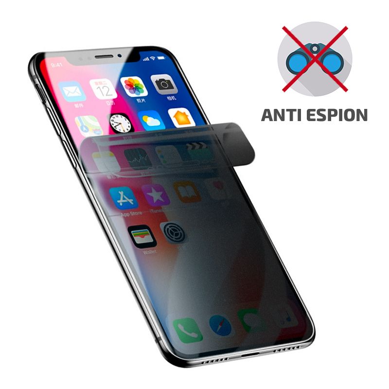 Protection d'écran en Hydrogel Confidentialité pour iPhone 6, 6S, 7, 8 et SE 2020