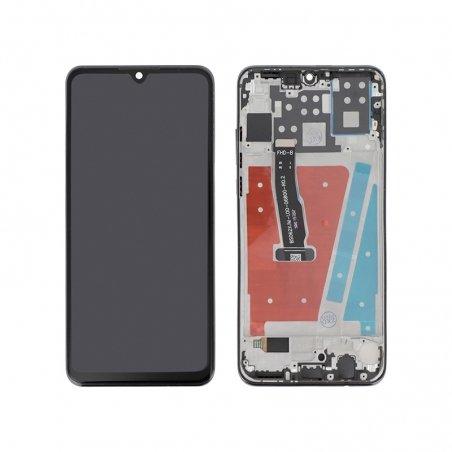 Ecran complet reconditionné avec châssis pour Huawei P30 Lite - Noir photo 2