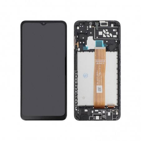 Ecran complet avec châssis compatible pour Galaxy A04s Noir photo2