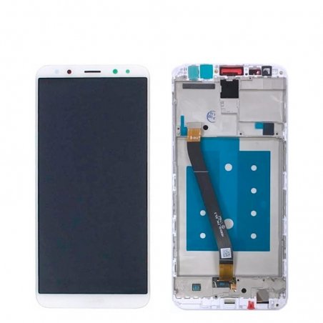Ecran complet avec châssis compatible pour Huawei Mate 10 Lite Blanc 2