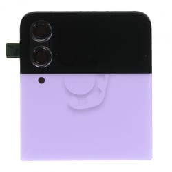 Vitre arrière supérieure pour Samsung Galaxy Z Flip4 violet_photo1