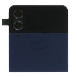 Vitre arrière supérieure pour Samsung Galaxy Z Flip4 Bleu Nuit_photo1