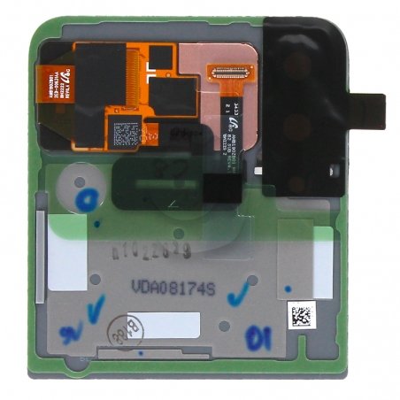 Vitre arrière supérieure pour Samsung Galaxy Z Flip4 blanc_photo2