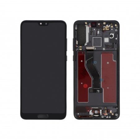 Ecran avec châssis reconditionné pour Huawei P20 Pro Noir - photo 1b