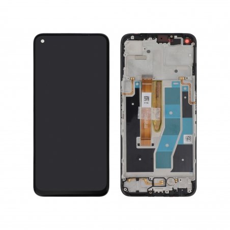 Bloc écran d\'origine prémonté sur châssis pour Realme 9 Pro Noir - photo 2