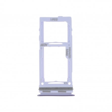 Tiroir SIM et Micro SD d\'origine pour Samsung Galaxy A72 Violet - photo 1
